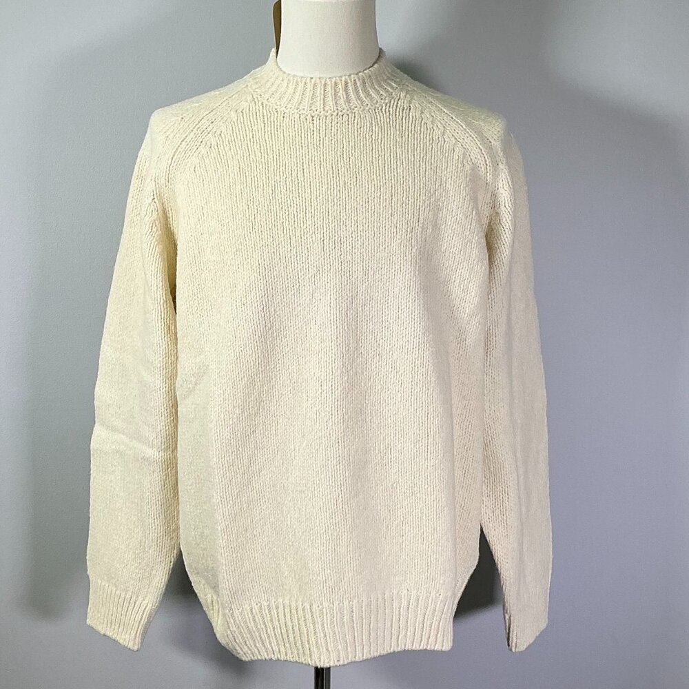 A.P.C. Harris Men's Size XL Off-White Wool Sweater NWT